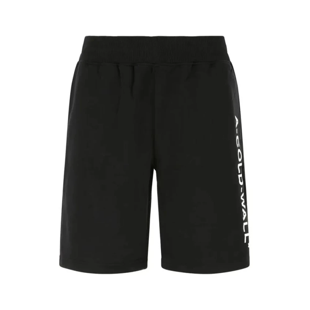 A-Cold-Wall Logo Bermuda Shorts Zwart Streetwear Stijl Black Heren
