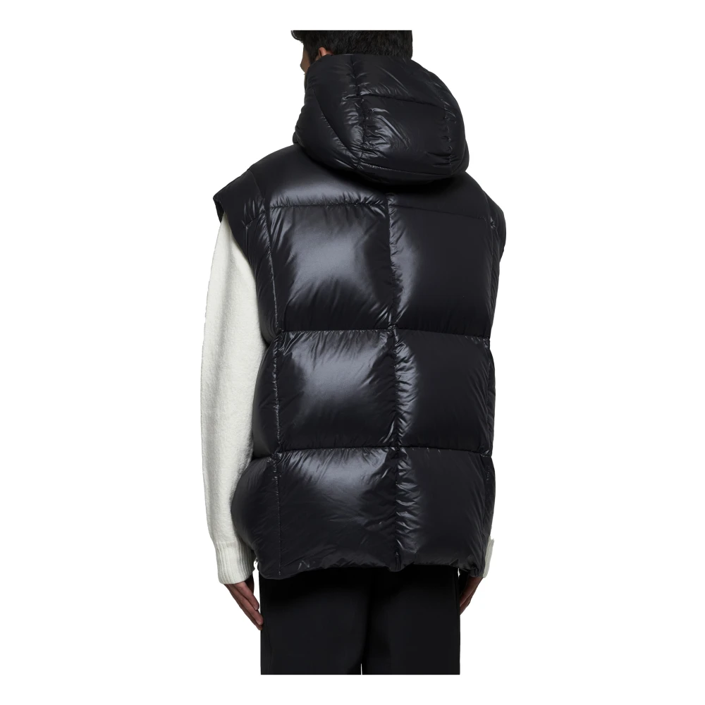 Jil Sander Zwarte Jassen voor Vrouwen Black Heren