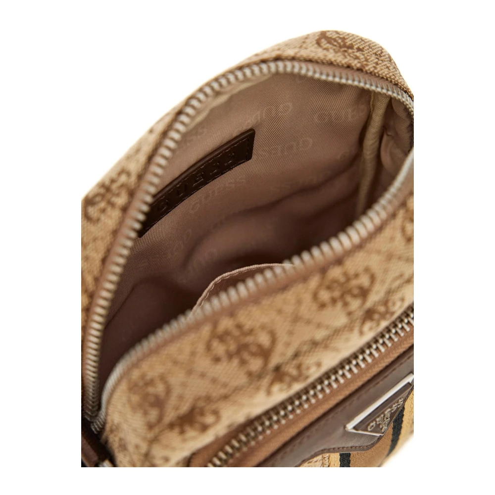 Guess Compact Beige Bruine Rugzak Milano Stijl Brown Dames