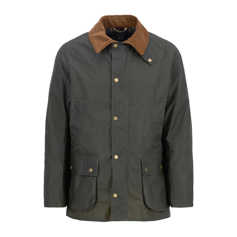 Barbour Men's Green Lightweight Ashby Wax Jacket - Light Jackets - S - Jackets
