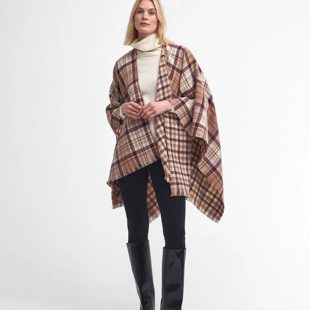 Barbour Beige Stoffen Sjaal Lcs0423 Stijl Beige Dames