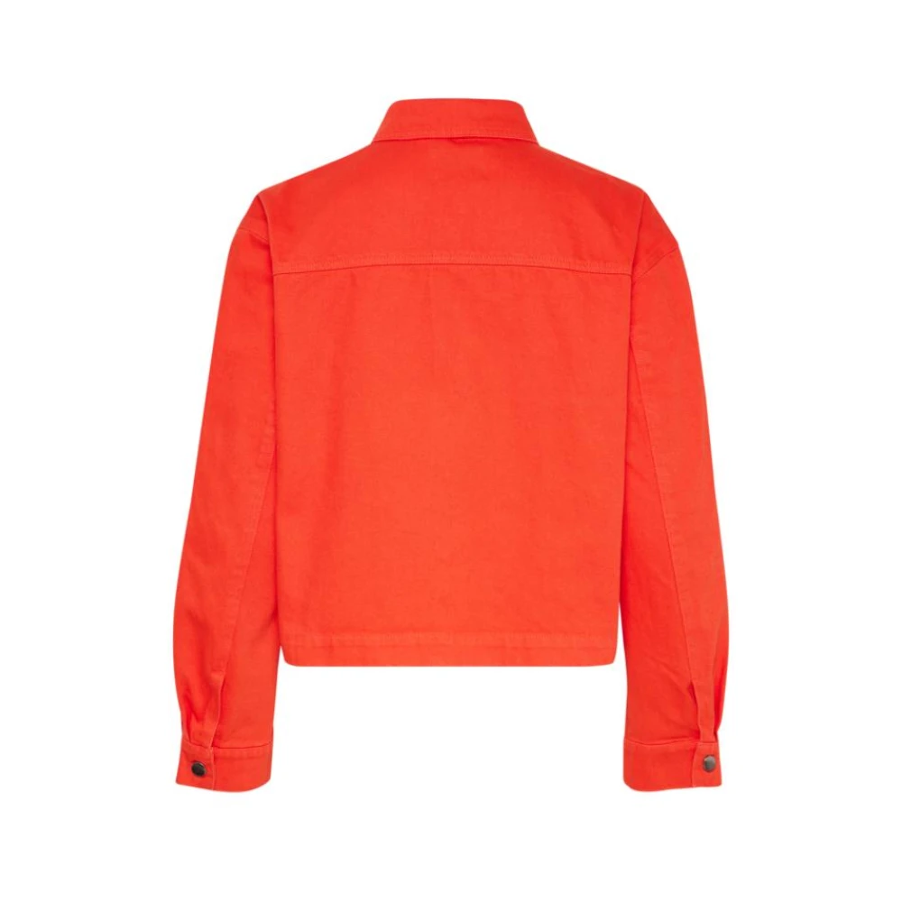Saint Tropez Denim jasje met stijl 30513751 181862 Red Dames