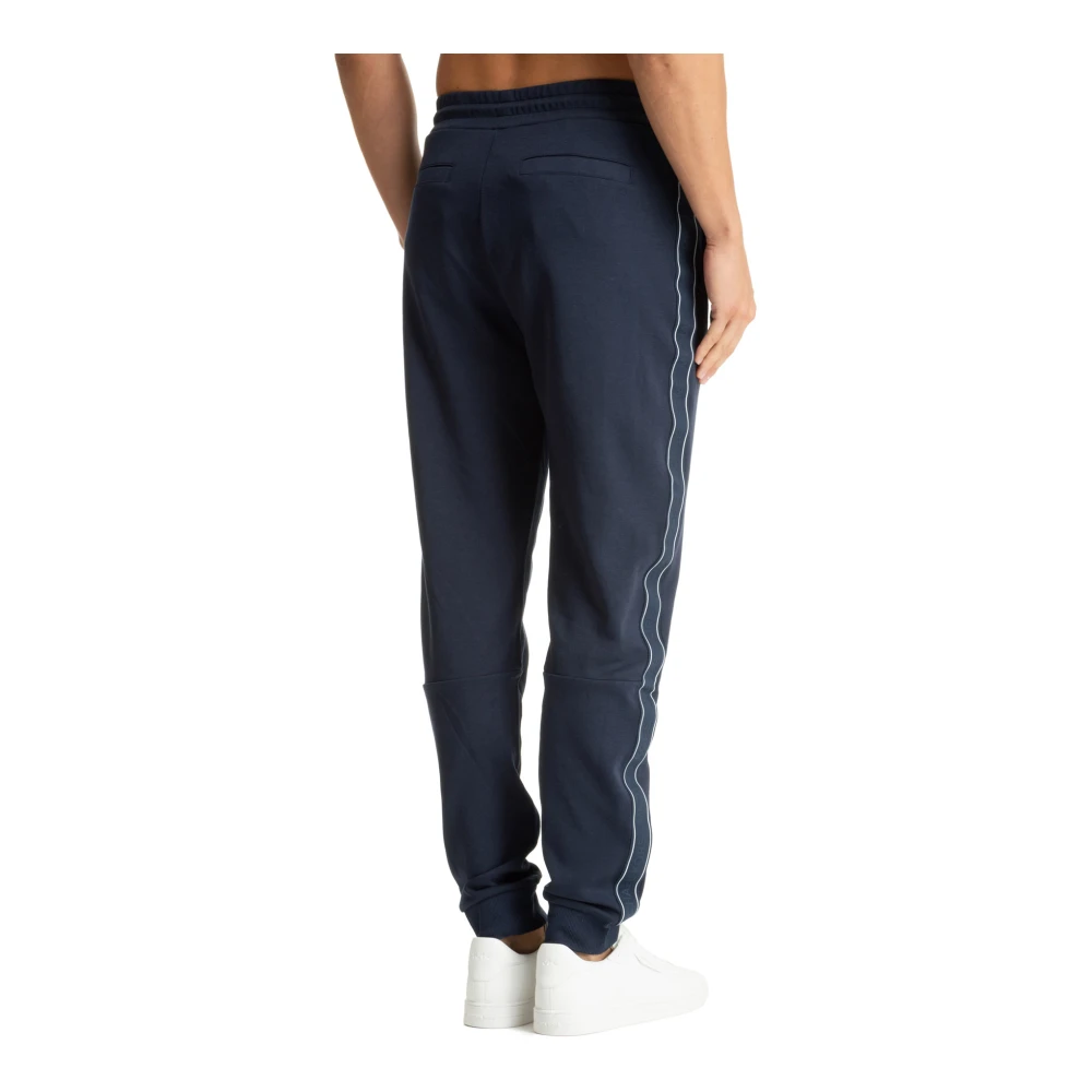 Michael Kors Elastische taille trekkoord jogger broek Blue Heren