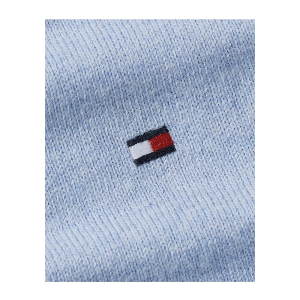 Tommy Hilfiger Iconische ronde hals katoen kasjmier trui Blue Heren