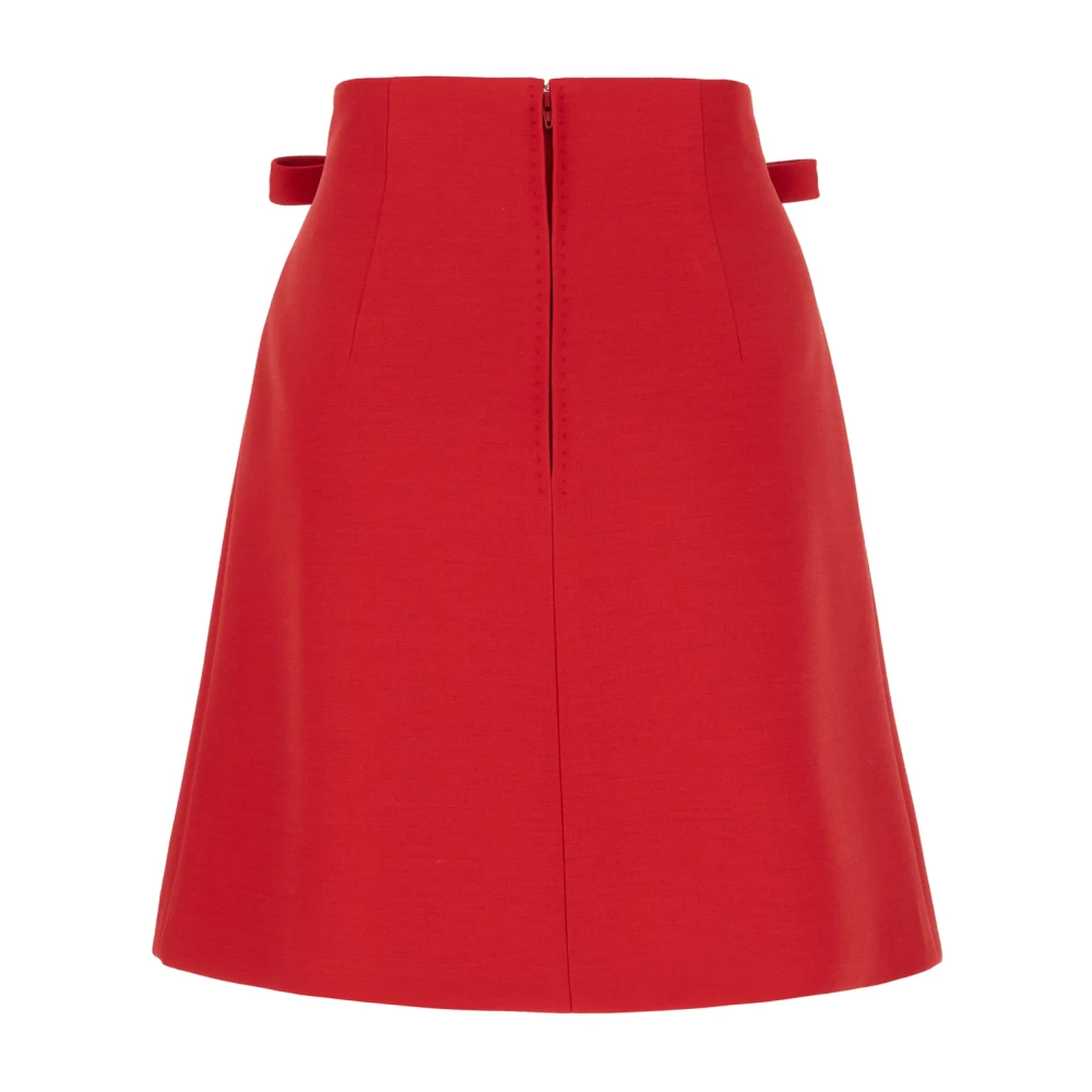 Valentino Garavani Elegante Gonne Rok Red Dames