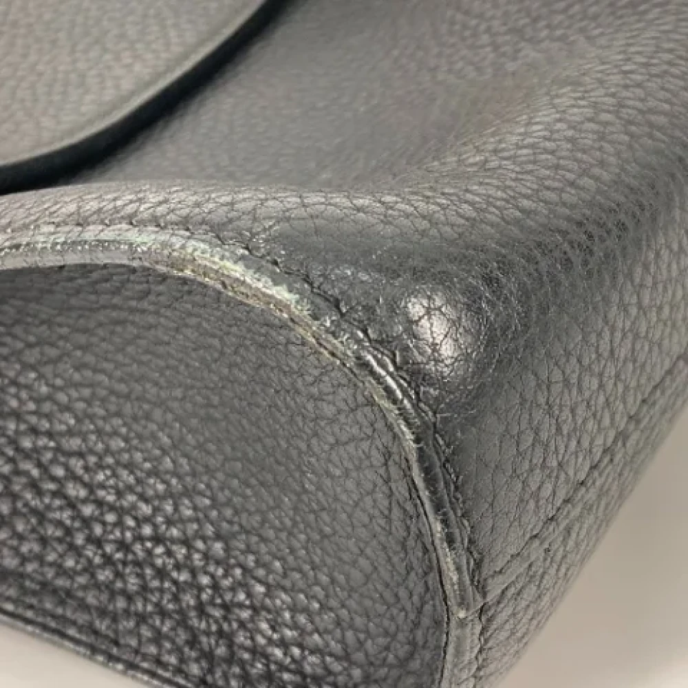 Hermès Vintage Pre-owned Leather briefcases Black Heren