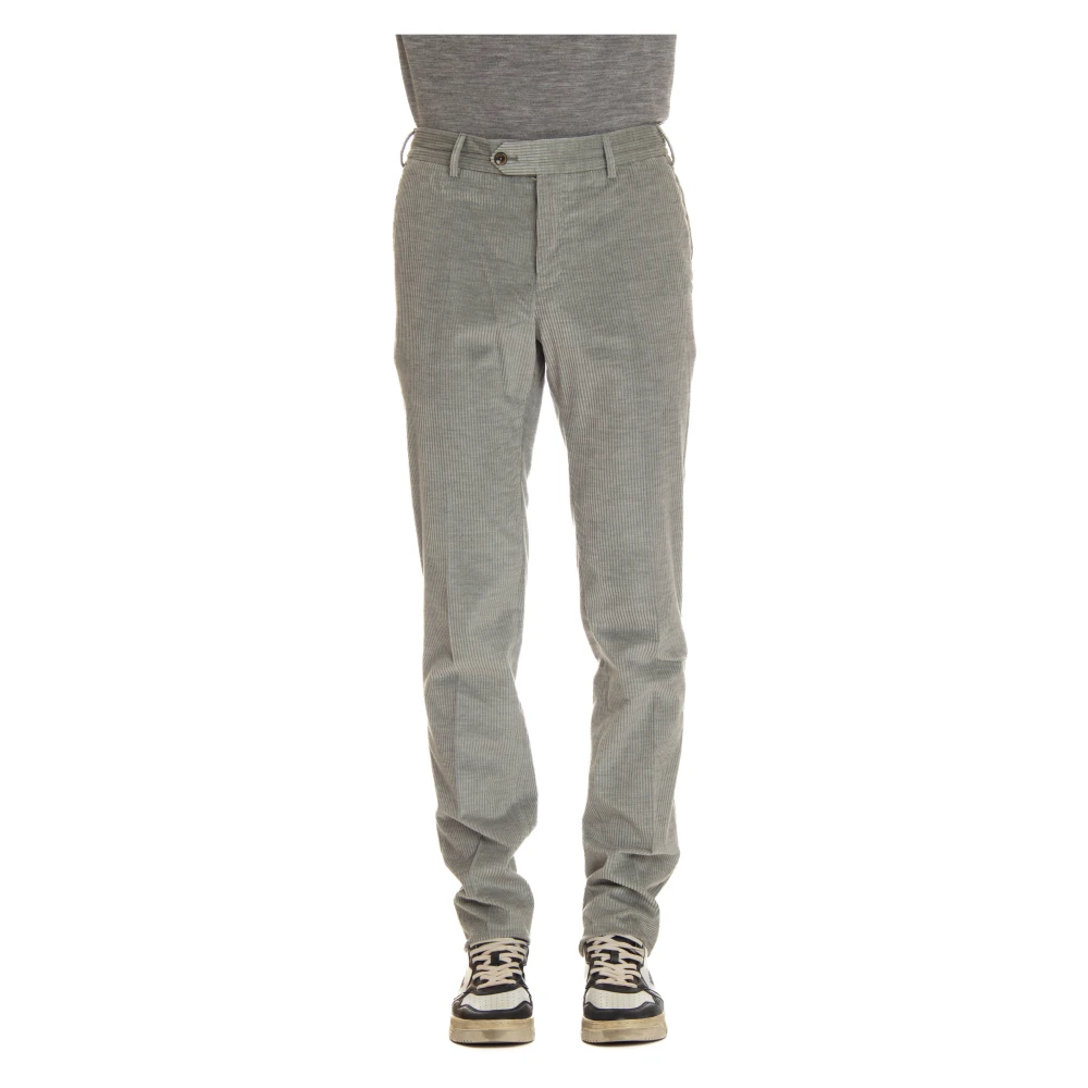 PT Torino Fluwelen Bicolor Joggerbroek Gray Heren