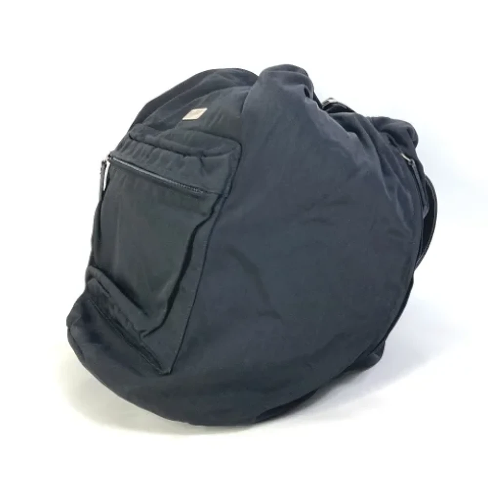 Gucci Vintage Pre-owned Canvas gucci-bags Black Heren