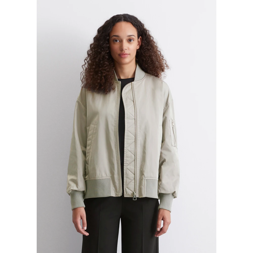 Marc O'Polo Aviator blouson A-vorm Black Dames