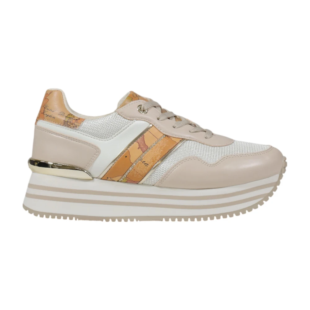 Alviero Martini 1a Classe Moderne damessneakers voor diverse gelegenheden Dames Schoenen Beige