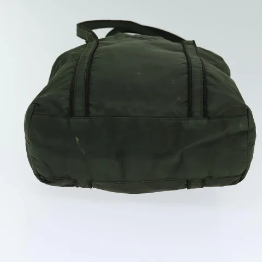 Prada Vintage Pre-owned Fabric prada-bags Green Dames