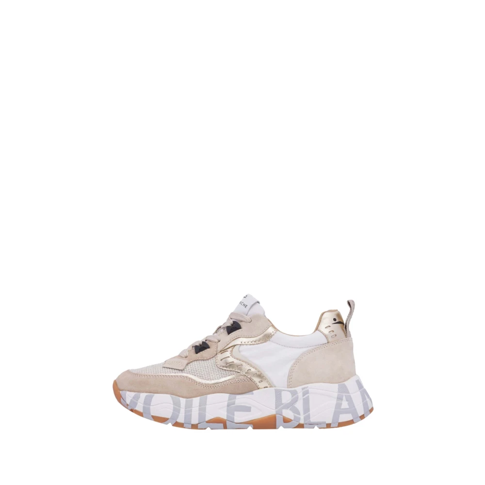 Voile Blanche Färgglada Moderna Sneakers Beige, Dam