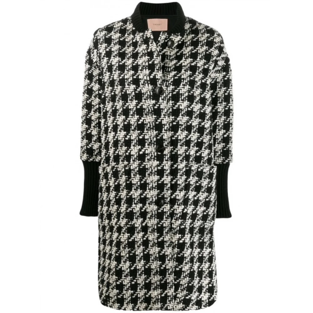 Twinset Pied-de-poule Jas Multicolor Dames