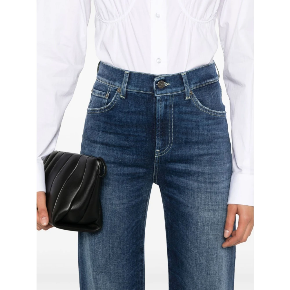 Dondup Klassieke Denim Jeans Blue Dames
