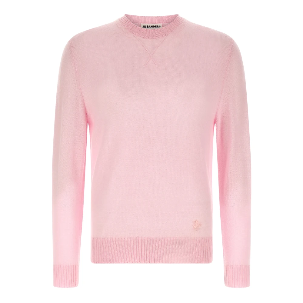 Jil Sander Men's Pink Virgin Wool Sweater