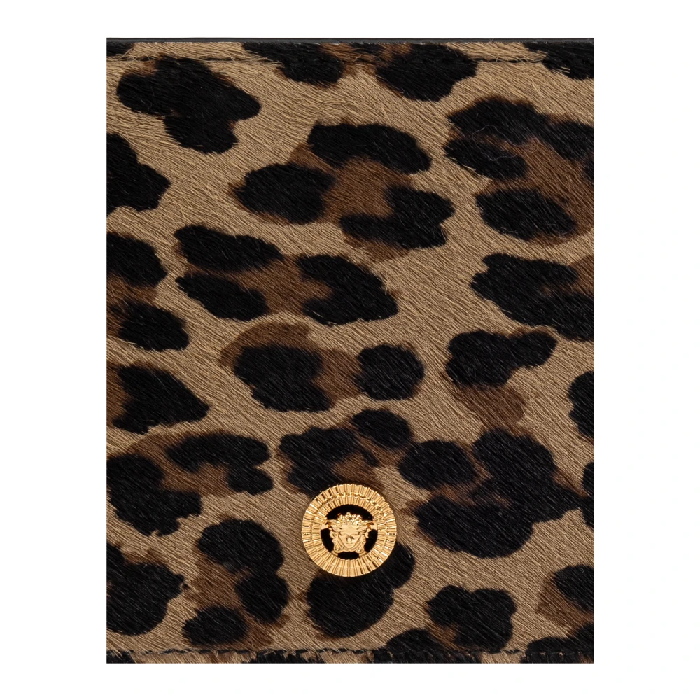 Versace Opvouwbare Portemonnee Brown Heren