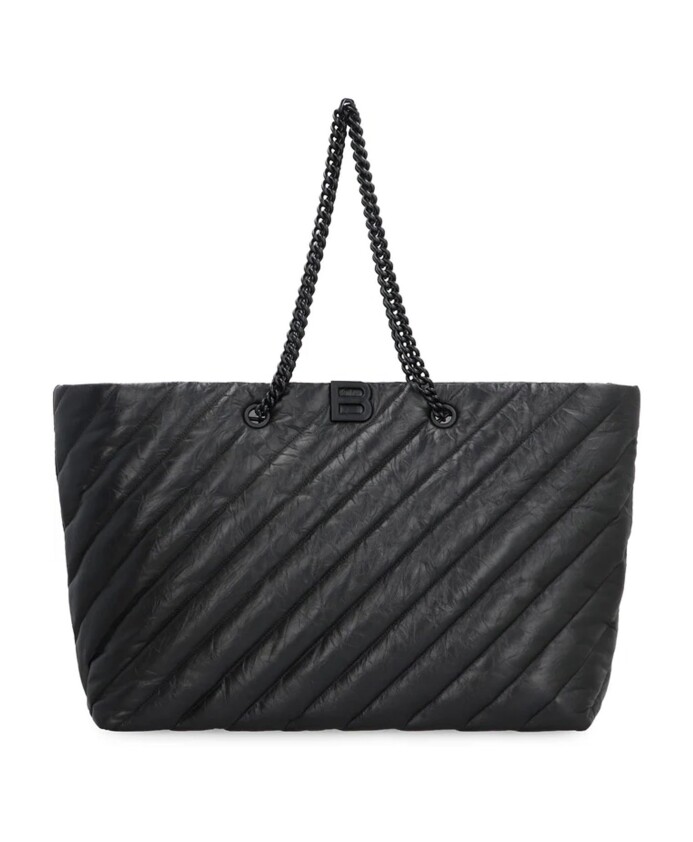 black-leather-tote-bag-quilted