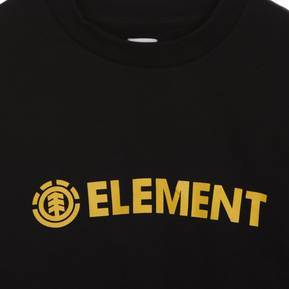 Element Zwarte Logic Crewneck Sweatshirt Black Dames