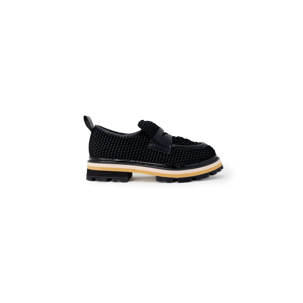 Ash Black Leather Platform Shoes - Female - Loafers - Black - 7 Uk - Shoes