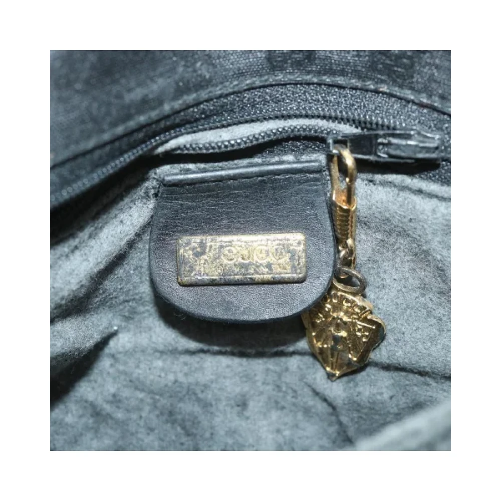 Gucci Vintage Pre-owned Canvas gucci-bags Black Dames