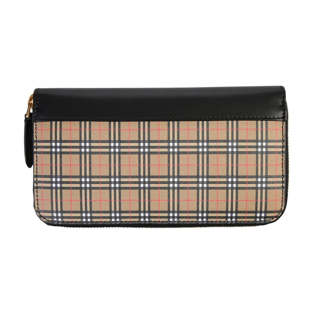 Burberry Women's Multicolor Wallets & Cardholders, One Size, Check Zip Wallet