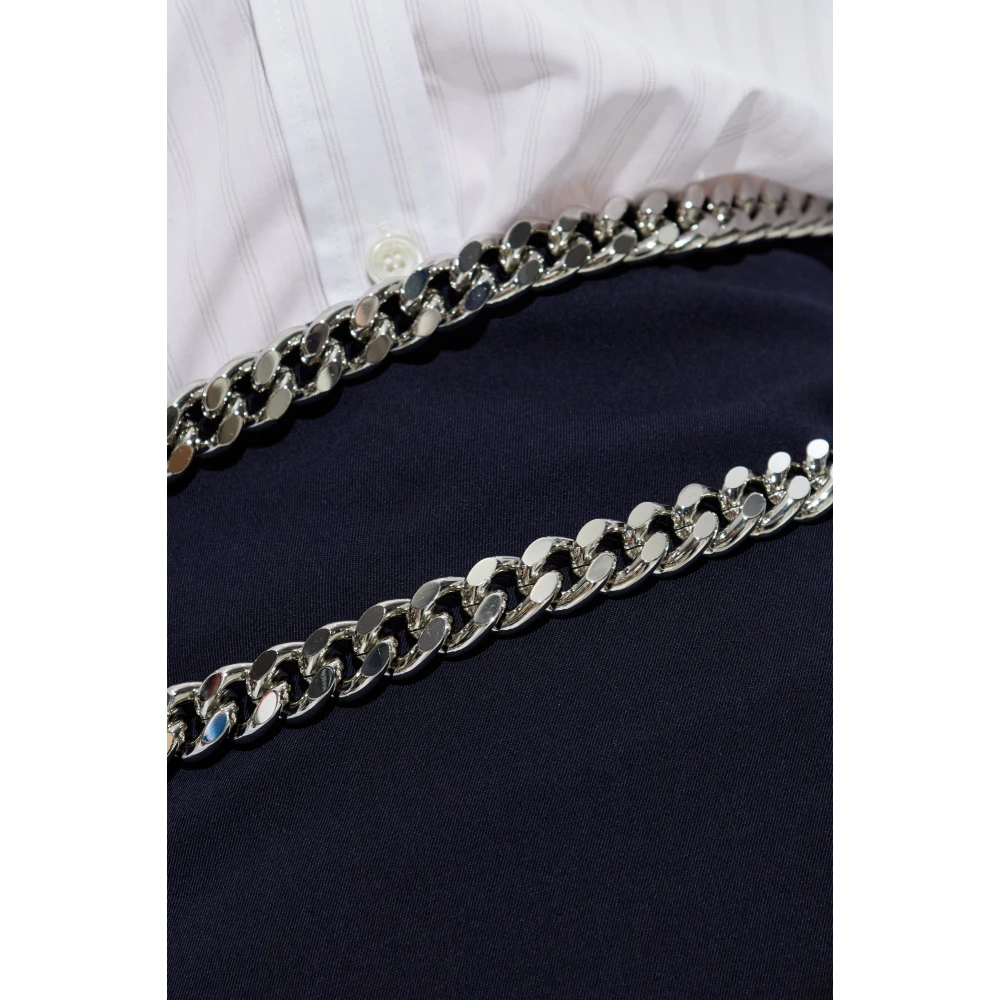 Stella Mccartney Rok met kenmerkende ketting Blue Dames