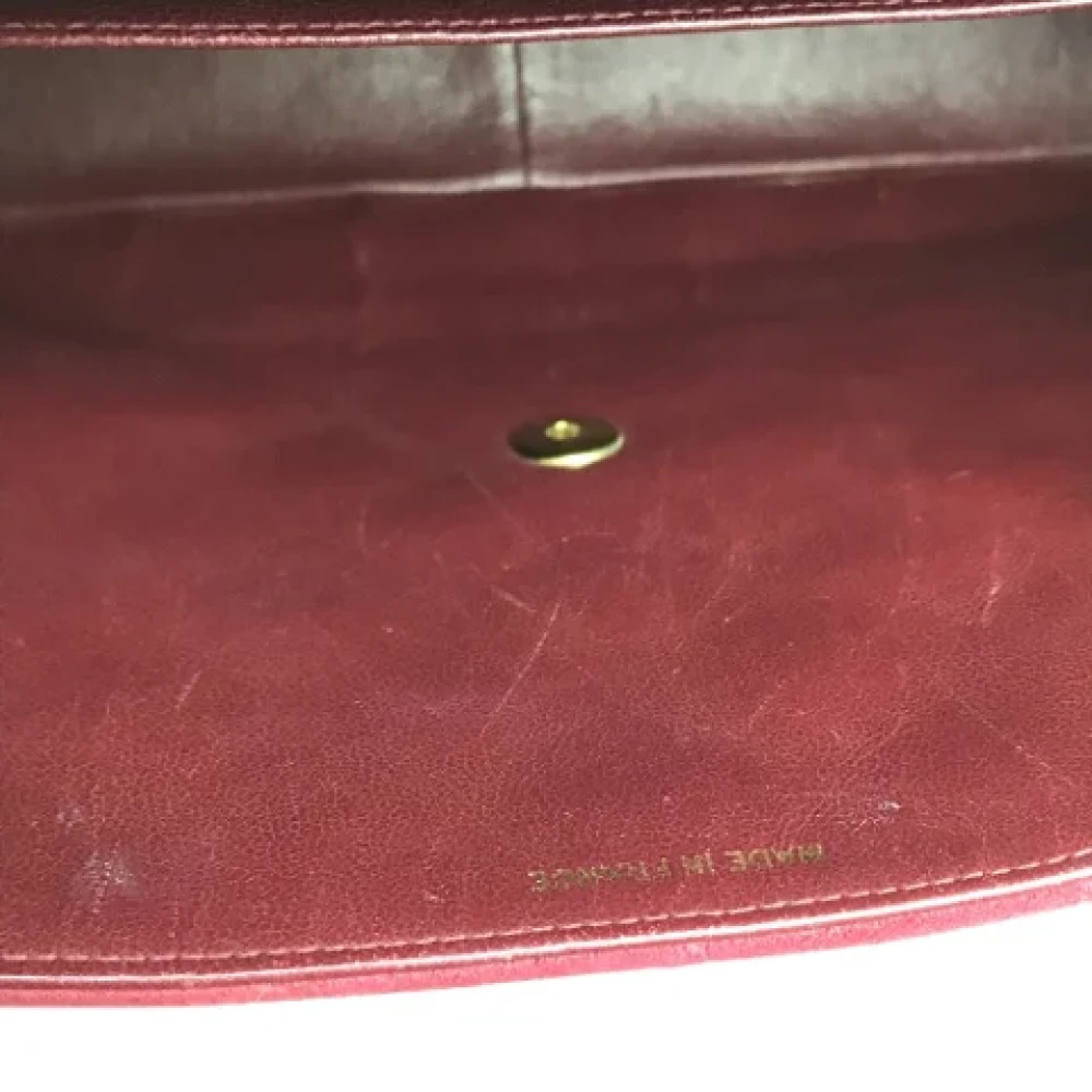 Chanel Vintage Pre-owned Suede chanel-bags Red Dames