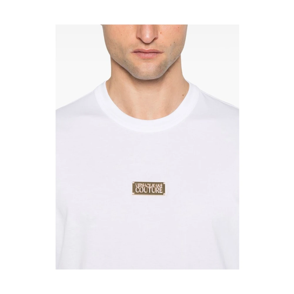 Versace Jeans Couture Witte Crew Neck T-shirt White Heren