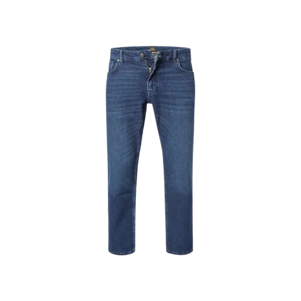 Hugo Men's Blue Slim-Fit Jeans - Slim Fit Jeans - W38 L34 - Jeans