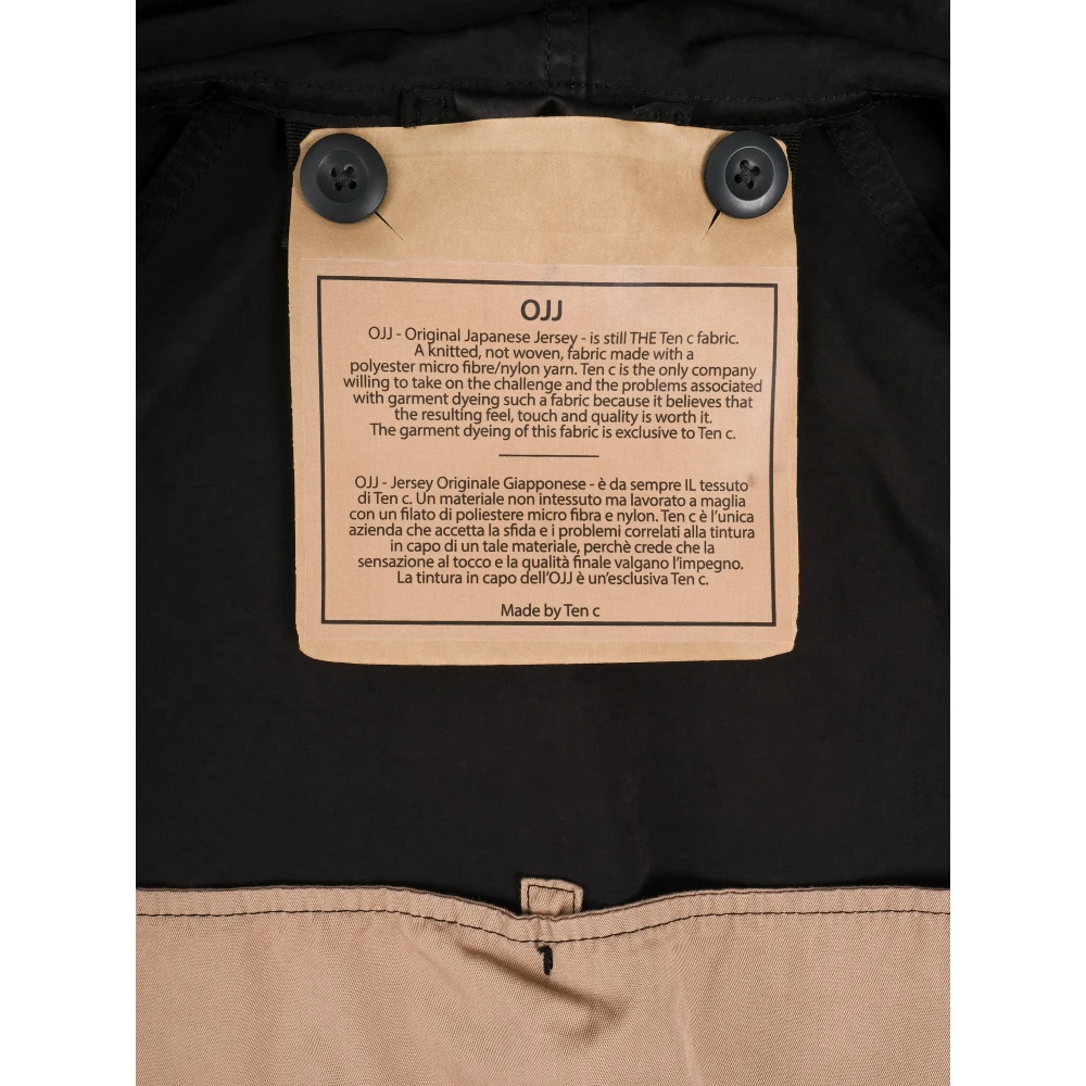 Ten C Arctische Anorak Jas Black Heren
