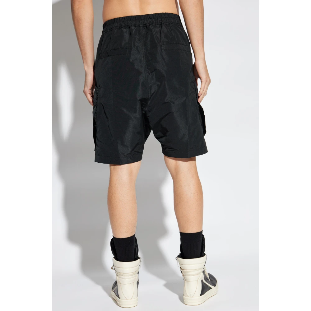 Rick Owens Cargobela Shorts Black Heren