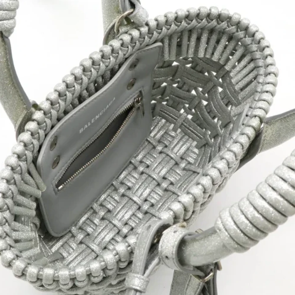 Balenciaga Vintage Pre-owned Plastic balenciaga-bags Gray Dames