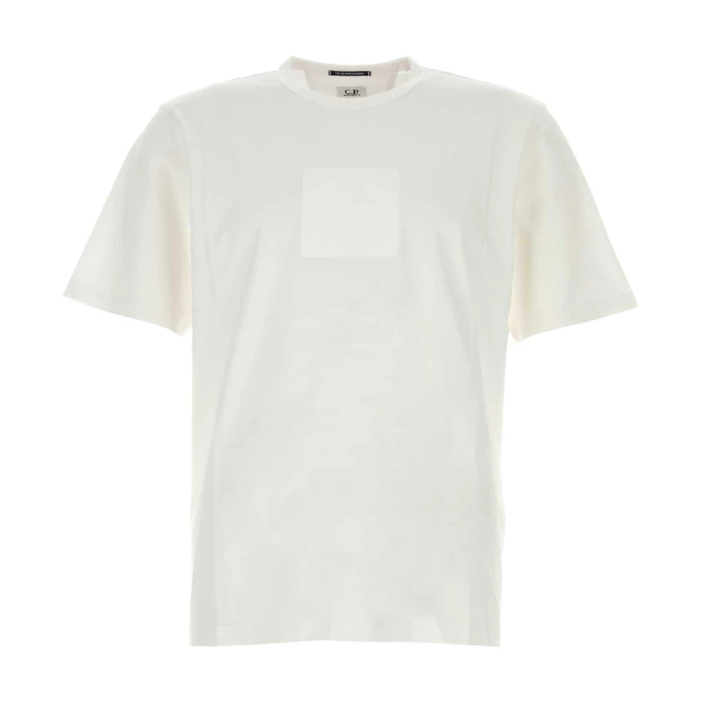 C.P. Company Wit Katoenen T-Shirt White Heren