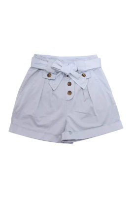 Stretch Twill Bermuda Shorts Pale