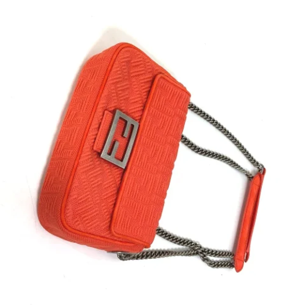 Fendi Vintage Pre-owned Canvas fendi-bags Red Dames