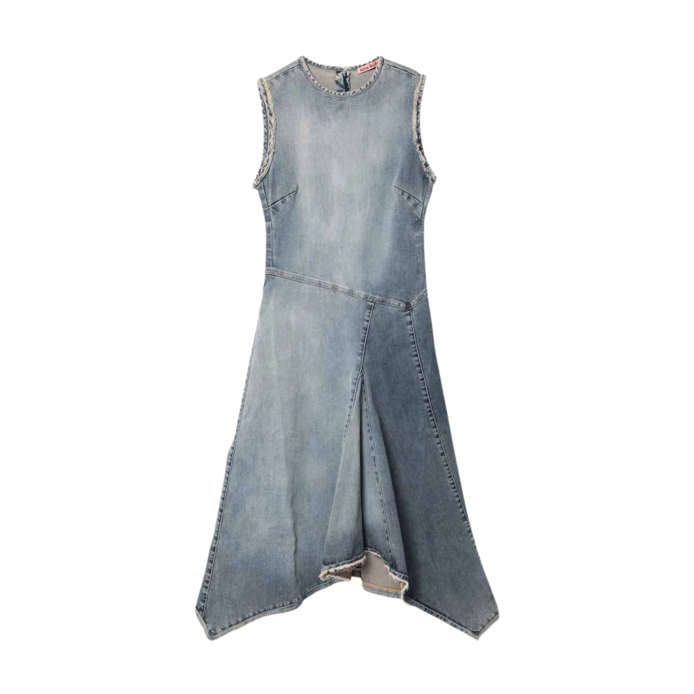 Acne Studios Midi Jurk voor Vrouwen Blue Dames
