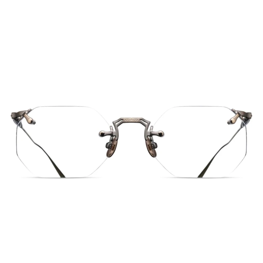 Matsuda Moderne Zwarte Zonnebril Yellow Unisex