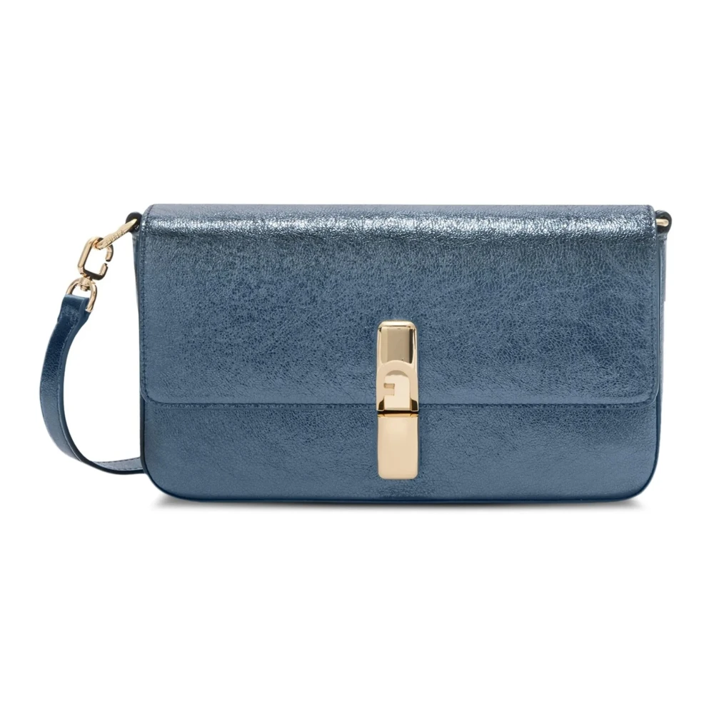 Furla Women's Blue Iride S Crossbody