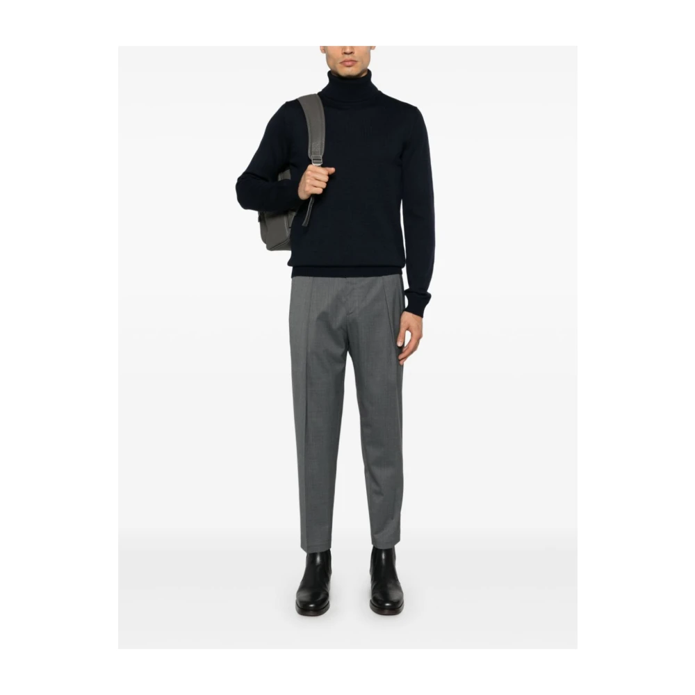 Roberto Collina Blauwe Sweaters voor Mannen Blue Heren