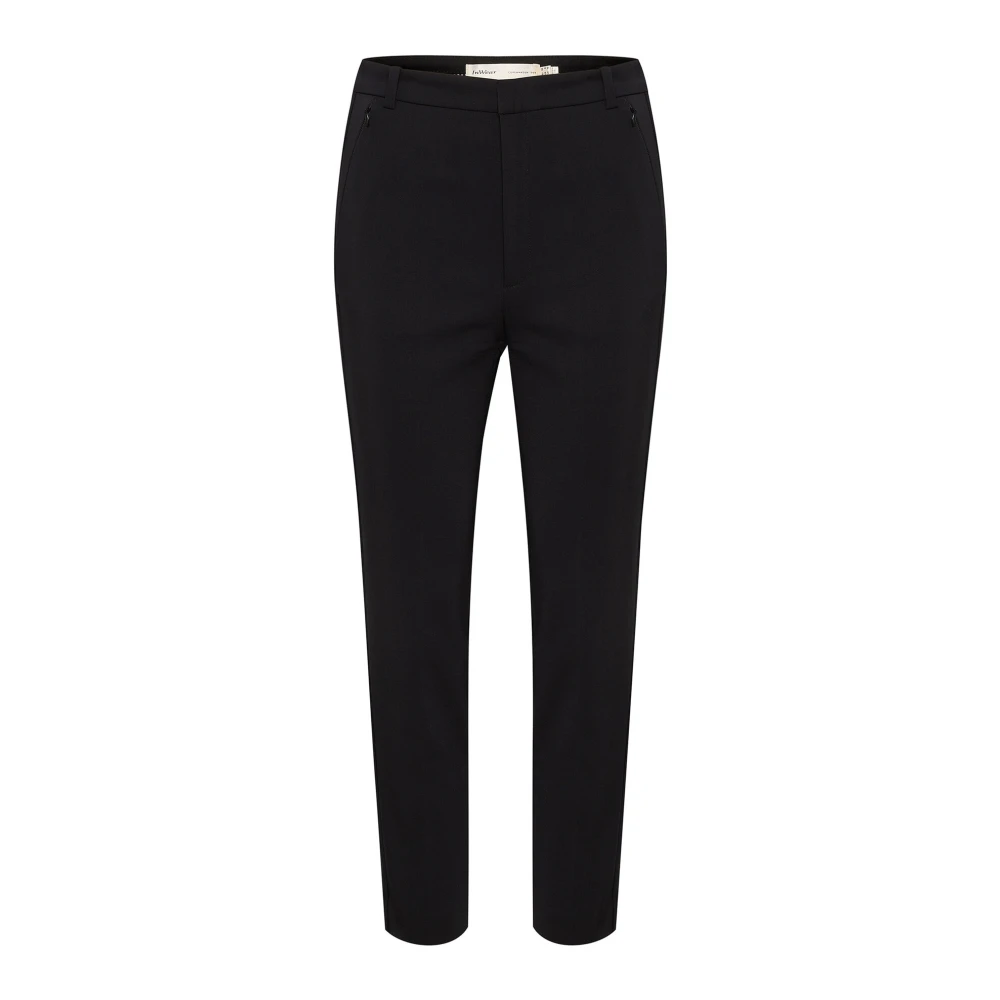 InWear Slim Zwarte Broek Ziggiiw Stijl Black Dames