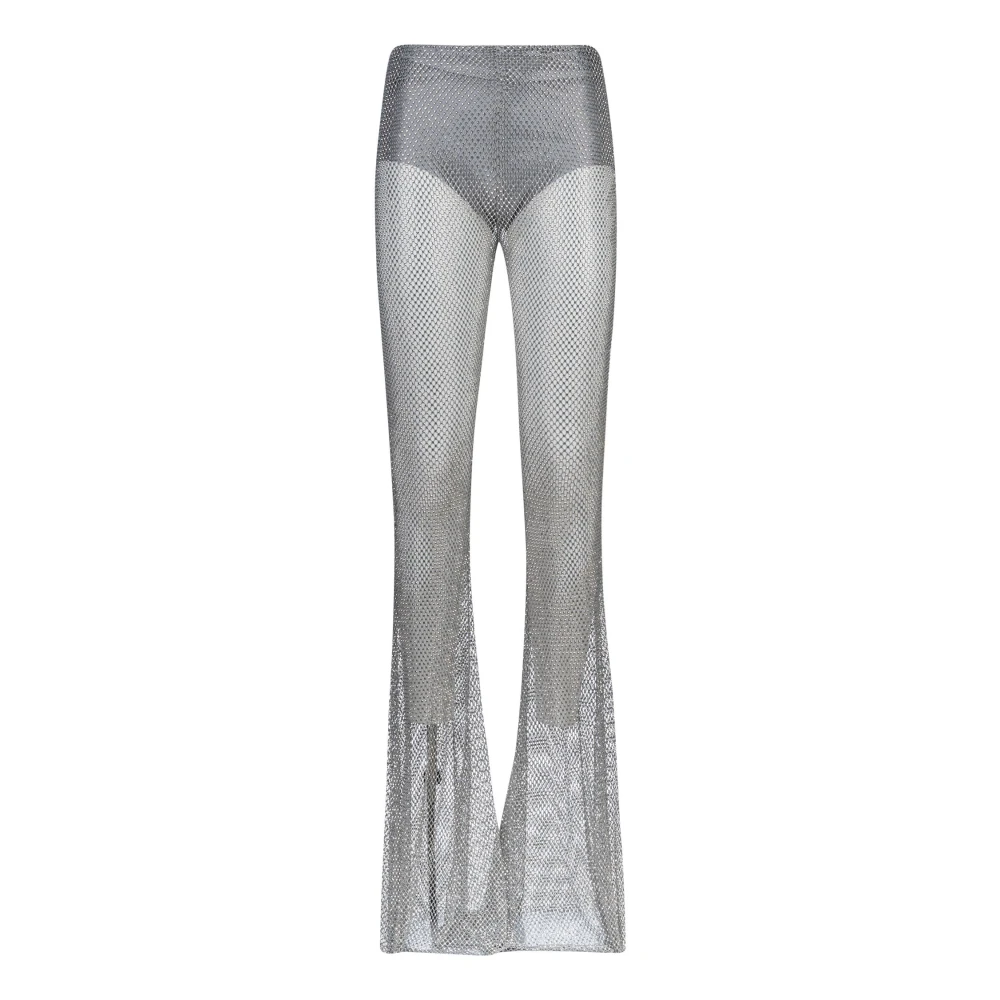 Giuseppe Di Morabito Metallic Broek voor een Glanzende Look Gray Dames