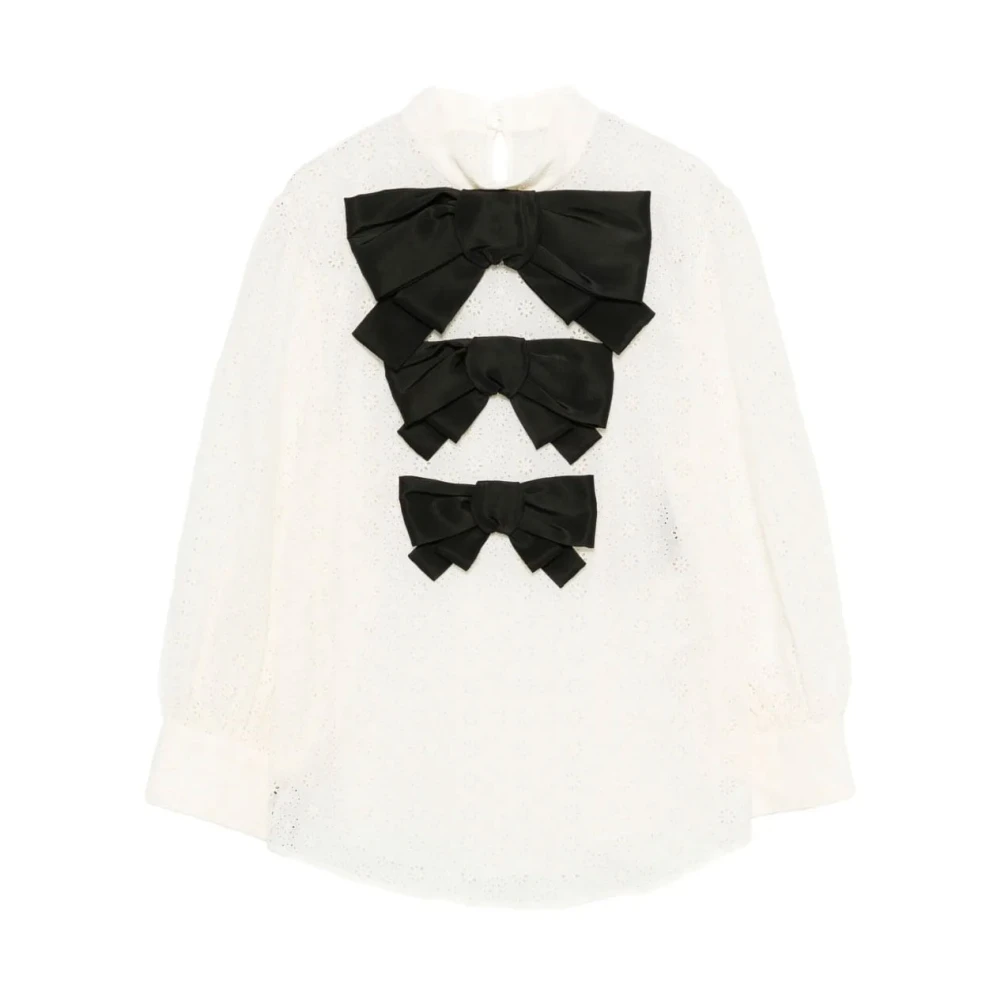 Valentino Garavani Women's White Top - Blouses - Xs - Blouses & Shirts