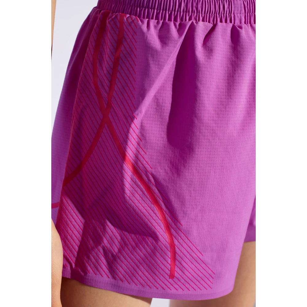 adidas by stella mccartney Shorts met logo Purple Dames