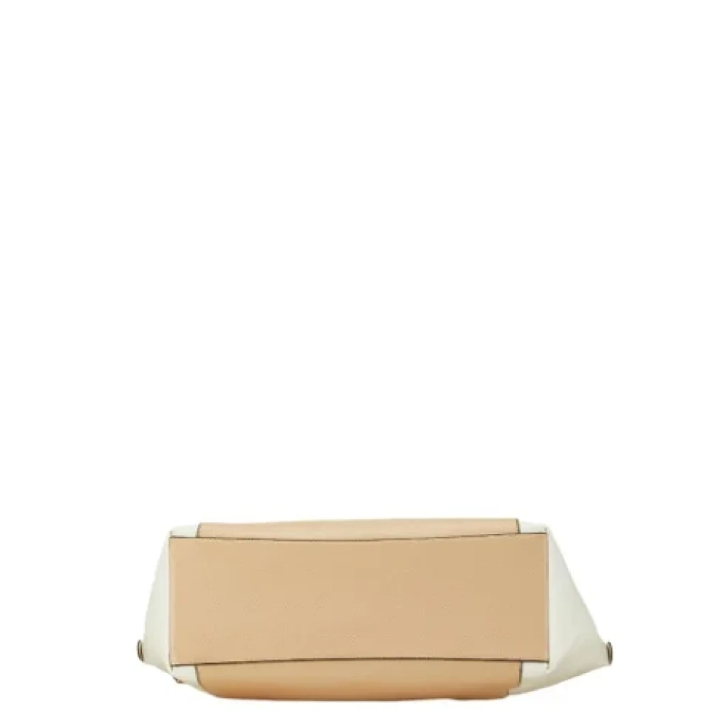 Coach Pre-owned Leather shoulder-bags White Dames