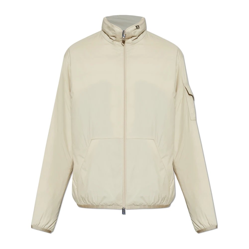 Moncler Breezes Down Jacket - Male - Light Jackets - Beige - Xl - Jackets