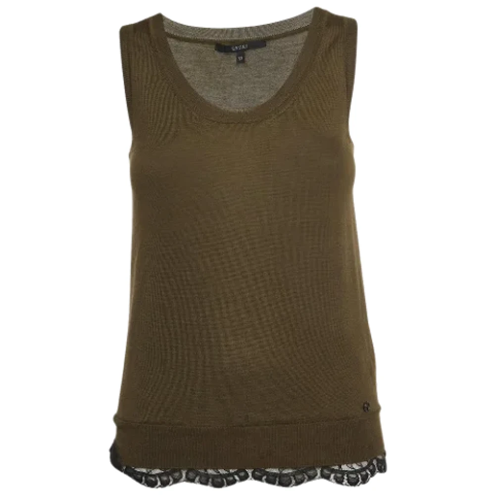 Gucci Vintage Pre-owned Knit tops Green Dames