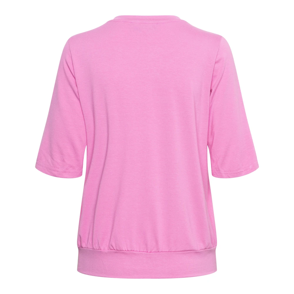 &Co Woman T-shirt met ronde hals Pink Dames