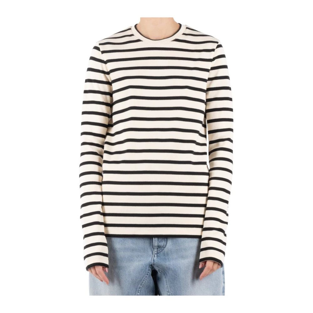 Jil Sander Gestreepte Katoenen Top Multicolor Heren