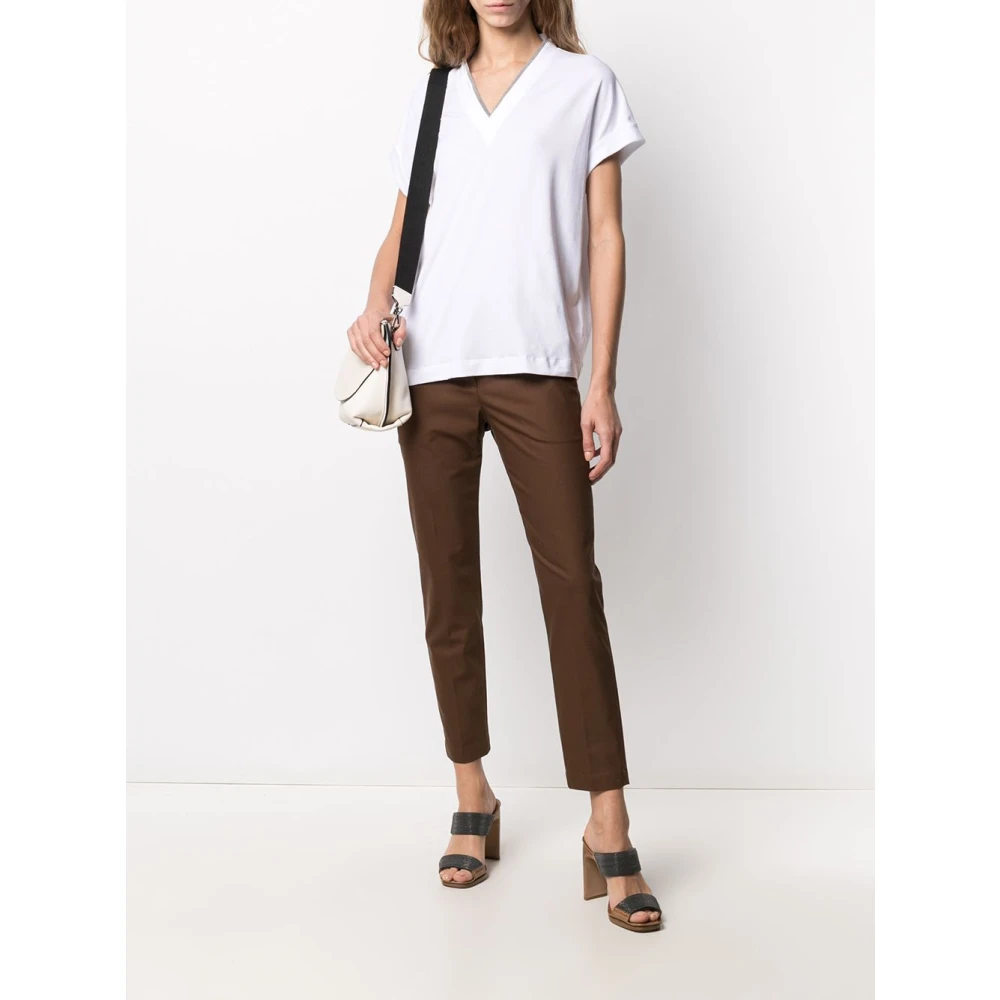 BRUNELLO CUCINELLI Witte T-shirt voor Heren White Dames