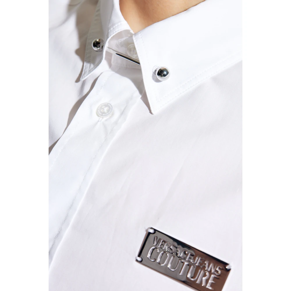 Versace Jeans Couture Shirt met logo White Heren